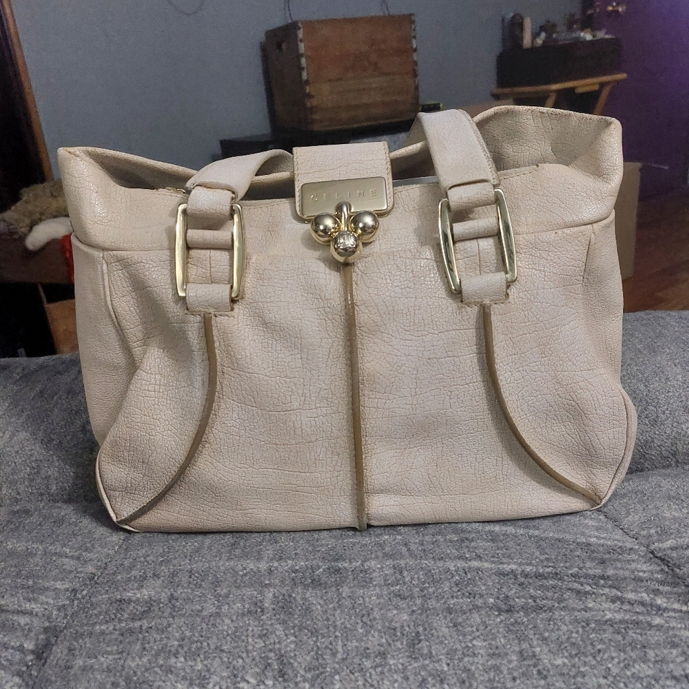 Cèline Leather Handbag Fair Condition